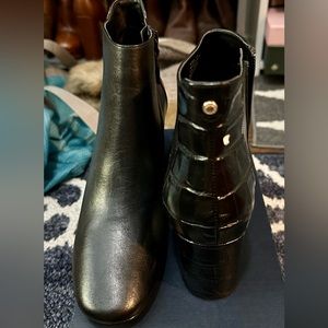 NWOB Cole Haan Black Leather Boots size 7.5